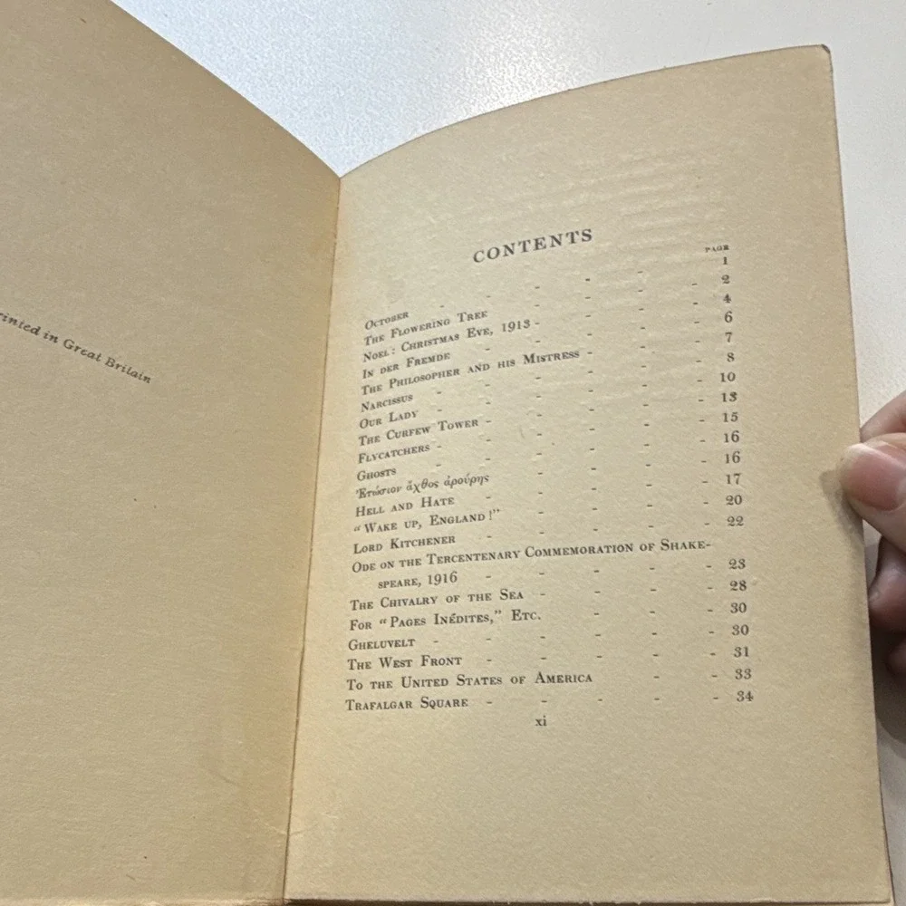 Robert Bridges October and Other Poems - Hardcover William Heinemann London 1920